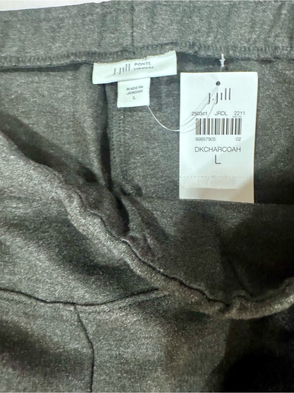 J. Jill Dark Charcoal Pencil Skirt